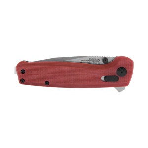 Cutit pliabil SOG Terminus XR G10 Crimson, lama D2, XR Lock, maner G10 rosu, Flipper EDC - Img 10
