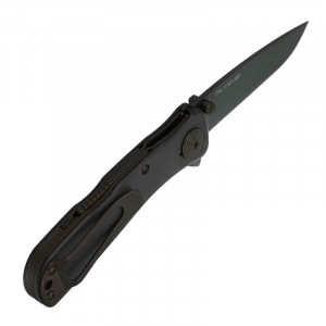 Cutit pliabil SOG Twitch II Black TWI12-CP, lama Drop Point AUS-8 Black TiNi, deschidere asistata S.A.T., Lockback, maner din aluminiu anodizat negru, EDC Premium - Img 7