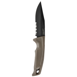 Cutit tactic SOG Recondo FX FDE Serrated, otel CRYO 440C, lama partial zimtata 117 mm - Img 4