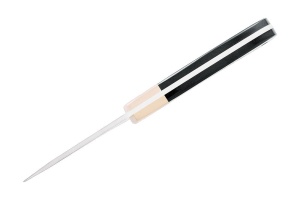 Cutit vanatoare Buck 113 Ranger Skinner 0113BRS-B, Lama 7.9 cm, lemn, teaca din piele - Img 2