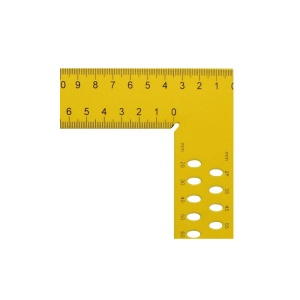Echer pentru tamplarie dulgherie cu scara mm tip A si gauri de marcare ZY Hedue Y082-VP - Img 3