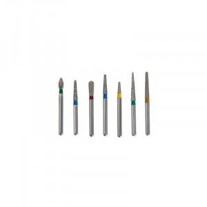 HOB 1011 Freza diamantata cu varf cilindru plat - Img 3