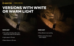Lanterna EDC Armytek Prime C2 Pro Max White 4000 lm cu acumulator 21700 inclus - Img 23