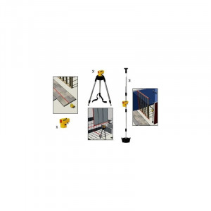 LAX 50, Nivela laser 2 linii in cruce – cu trepied – coloana, Stabila - Img 5