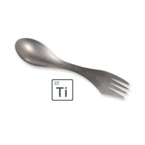 Lingura / furculita / cutit Spork Titanium, LIGHT MY FIRE - Img 1