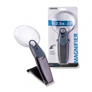Lupa de mana FreeHand putere 2.5x/5.5x cu led, Carson - Img 8