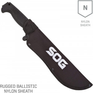 Maceta SOG SOGfari Tanto Machete 10", otel 3Cr13, lama Tanto 254 mm - Img 4