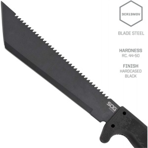 Maceta SOG SOGfari Tanto Machete 10", otel 3Cr13, lama Tanto 254 mm - Img 14