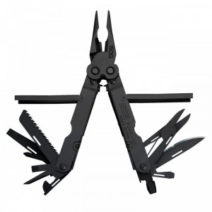 Multitool SOG PowerLock EOD Black Oxide cu husa din nylon, 17 functii, Compound Leverage - Img 2