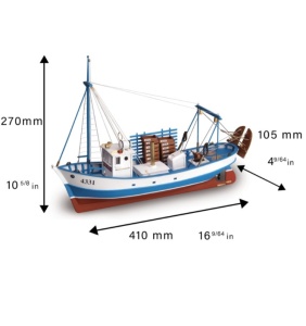 Navomodel nava de pescuit Mare Nostrum, scara 1:35 - Artesania Latina - Img 3