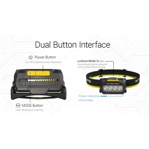 Nitecore HA27 UHE, Lanterna Frontala 800 Lumeni - Img 11