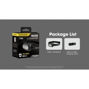 Nitecore NU30 Lanterna Frontala 500 Lumeni USB-C - Img 8