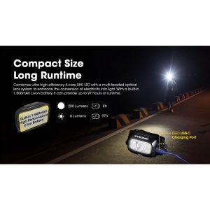 Nitecore NU30 Lanterna Frontala 500 Lumeni USB-C - Img 18