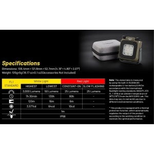 Nitecore NWL30, Lanterna 3-in-1 Lampa Camping 3000lm - Img 6
