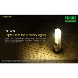 Nitecore TIKI GITD - Lanterna Breloc Fosforescenta - Img 20