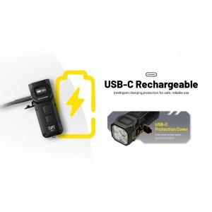Nitecore TUP2, Lanterna Breloc Neagra 1200 Lumeni - Img 4