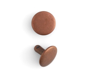 Nituri cap mare dublu cupru antichizat. Tandy Leather