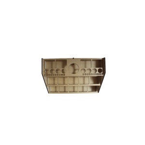 Organizator scule de pielarie din placaj de cedru – 43 compartimente (32.3 x 20.7 cm)