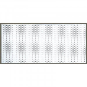 Panou perforat orizontal de 1000x500mm alb - Img 2