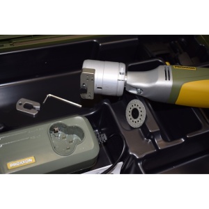 Proxxon 10006, Aparat portabil pentru ascutirea electrozilor TIG, cu acumulator, unghiuri de slefuire 30 si 60 grade, diametru electrozi 1.6-3.2mm - Img 6