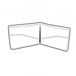 Sablon de portofel minimalist Tandy Leather - Img 1