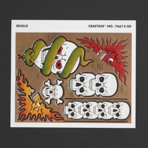 Sablon pielarie Skulls 1 - Tandy Leather SUA
