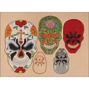 Sablon pielarie Skulls 2 - Tandy Leather SUA - Img 4