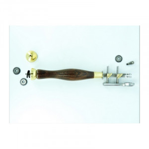 Scula marcare cusaturi piele cu opritor si set de discuri - Vergez Blanchard - Img 4