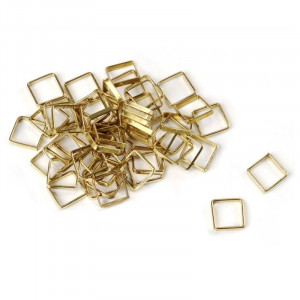 Set 10 inele patrate din alama pt navomodele, 7x7mm, Amati - Img 2