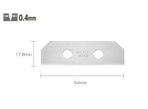 Set 10 Lame de Schimb pentru Cutter de Siguranță Olfa SKB-8/10B