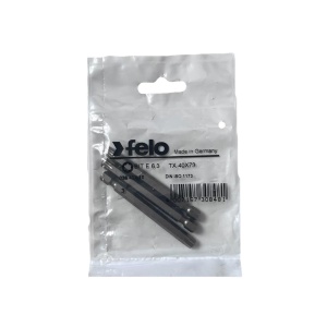 Set 3 biti Felo, seria Industrial profil Torx, E6.3, TX40, 73mm - Img 1