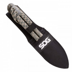 Set 3 cutite de aruncat SOG Fling, otel 3Cr13MoV, lama 71 mm - Img 6