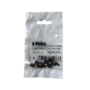 Set 5 biti Felo, seria Impact profil Philips, C6.3, PH1, 25mm - Img 1