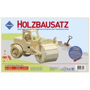 Set de constructie din lemn „Cilindru” debitat cu laser Pebaro - Img 2