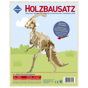 Set de constructie din lemn "Parasaurolophus" debitat cu laser Pebaro - Img 2