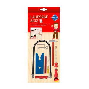 Set pentru decupat cu burghiu, masa de taiere din plastic si unelte, Pebaro