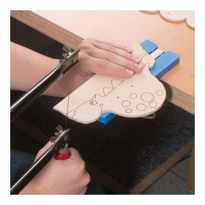Set traforaj pentru decupat: masina de decupat, masa de taiat, set complet de scule, Pebaro - Img 5