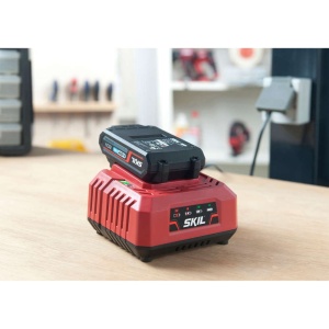 SKIL 3470 DC Fierastrau sabie cu acumulator, 20V MAX, 2.5Ah, 3000cpm, 1x Accu, incarcator si geanta - Img 3