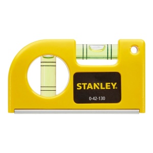 Stanley 0-42-130, nivela magnetica de buzunar, 8.7 cm, 2 fiole, blister - Img 2