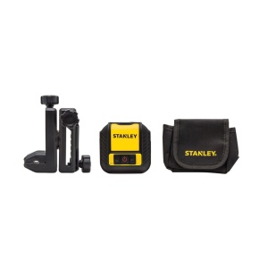 Stanley STHT77498-1, nivela laser cubix cu linie in cruce, lumina rosie, auto-nivelare, prindere cu clema, QuickLink, raza actiune 12m, include 2 baterii AA, clema si husa - Img 5
