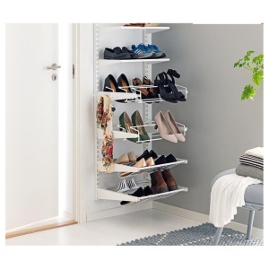 Suport simplu bara umerase Dolle Clothes Rails 330mm, pentru rafturi modulare - Img 10