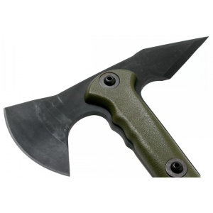 Tomahawk Cold Steel Trench Hawk 1055 Carbon Steel (Black / OD Green / Flat Dark Earth) - Img 2