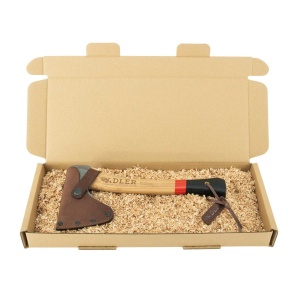 Topor Scout Hatchet cu teaca din piele Adler Tools - Img 7
