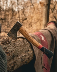 Topor Scout Hatchet cu teaca din piele Adler Tools - Img 10