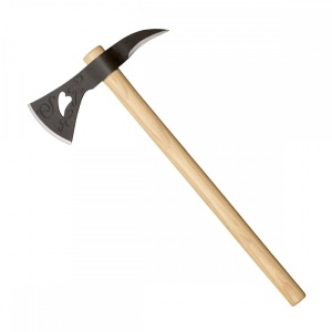 Topor Tomahawk Cold Steel Weeping Heart Hawk CS-90AWH cu cap din otel carbon 1055 - Img 2