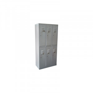 Vestiar metalic cu 6 cușete FAM MD109 890x450x1800 mm - Img 2
