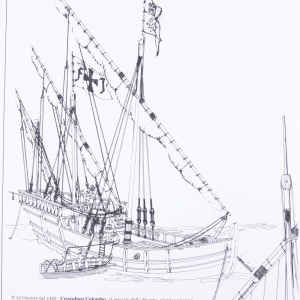 1011 Planuri constructie navomodel Amati Nina, 1492 - Img 1