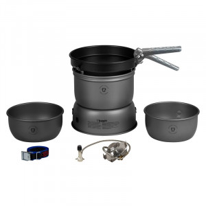 157273 27-3 HA/GB Set serie 27 ALUMINU ANODIZAT , pentru gatit in camping, Trangia - Img 2