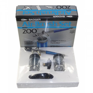 200-5 Aerograf simpla actiune pentru hobby/modelism, Badger - Img 3