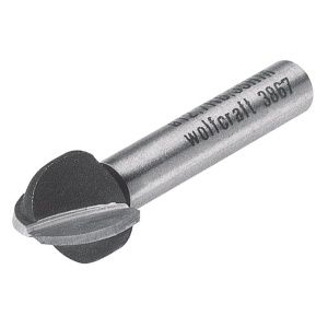 3967000 Freza semirotunda pentru lemn,diametru taiere ˜ 12,7 mm, Wolfcraft - Img 1